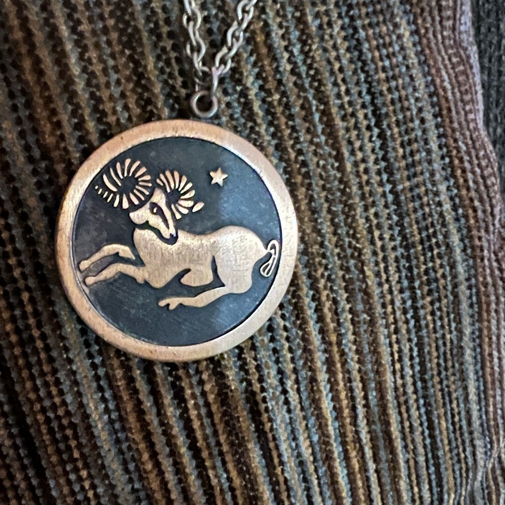 Copper craft Guild Aries Pendant ~ Pendant made of Copper